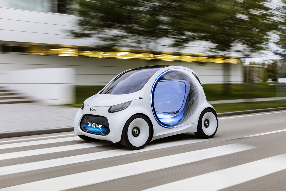 Photo of Autonomous concept car smart vision EQ fortwo