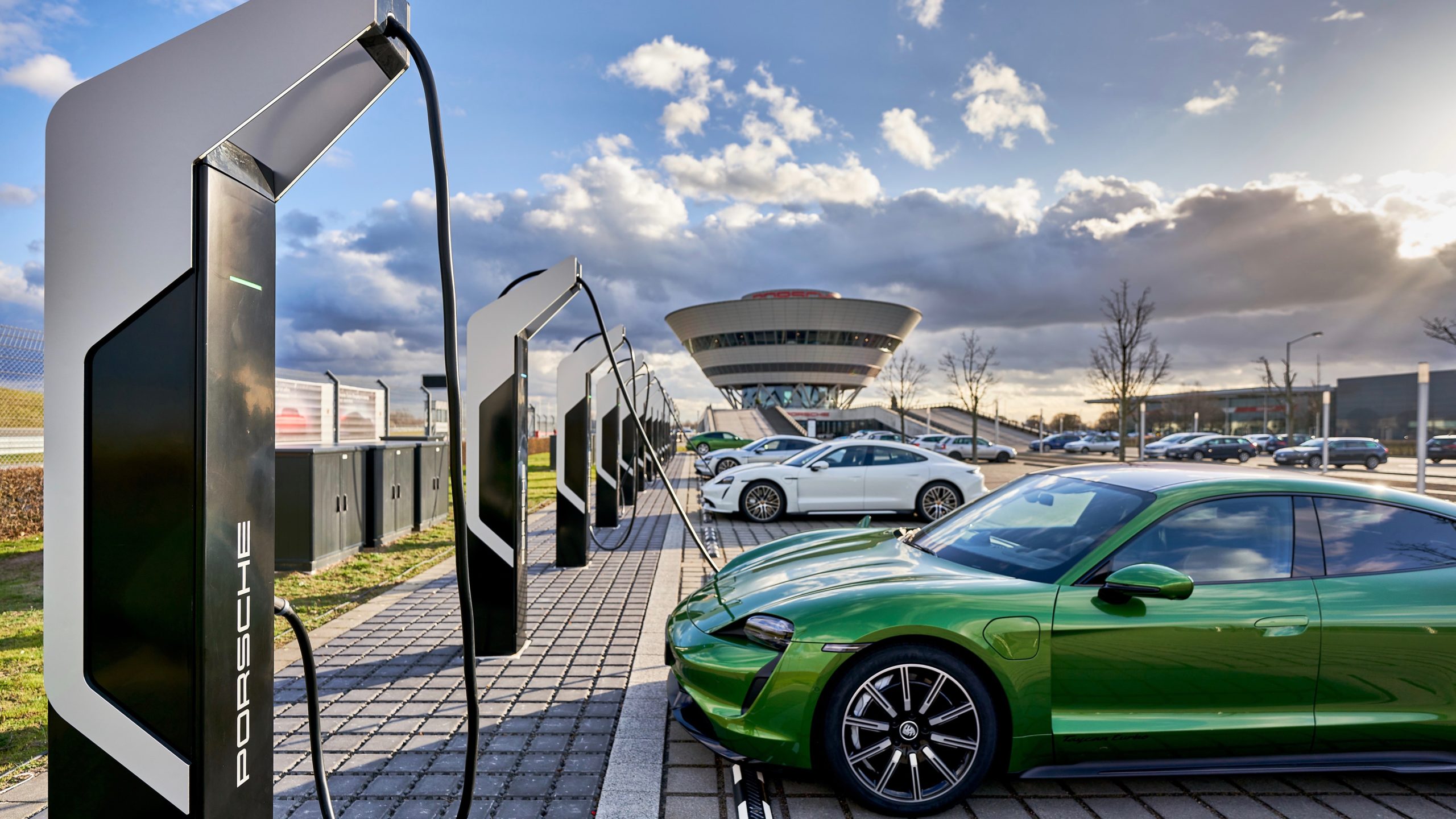 Photo of Porsche Turbo Charging, Rapid-charging park, Leipzig, 2020.