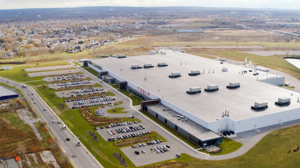 Aerial photo of Tesla's second Gigafactory.