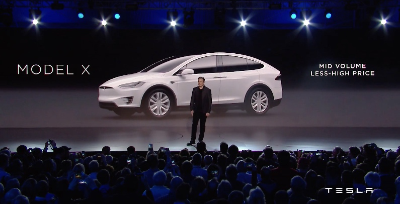 Tesla Model X at Model 3 Unveiling