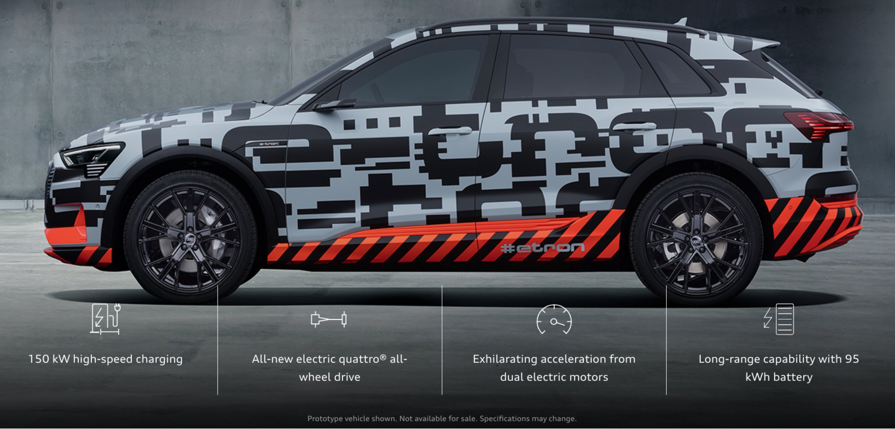 Photo of Audi e-tron prototype.